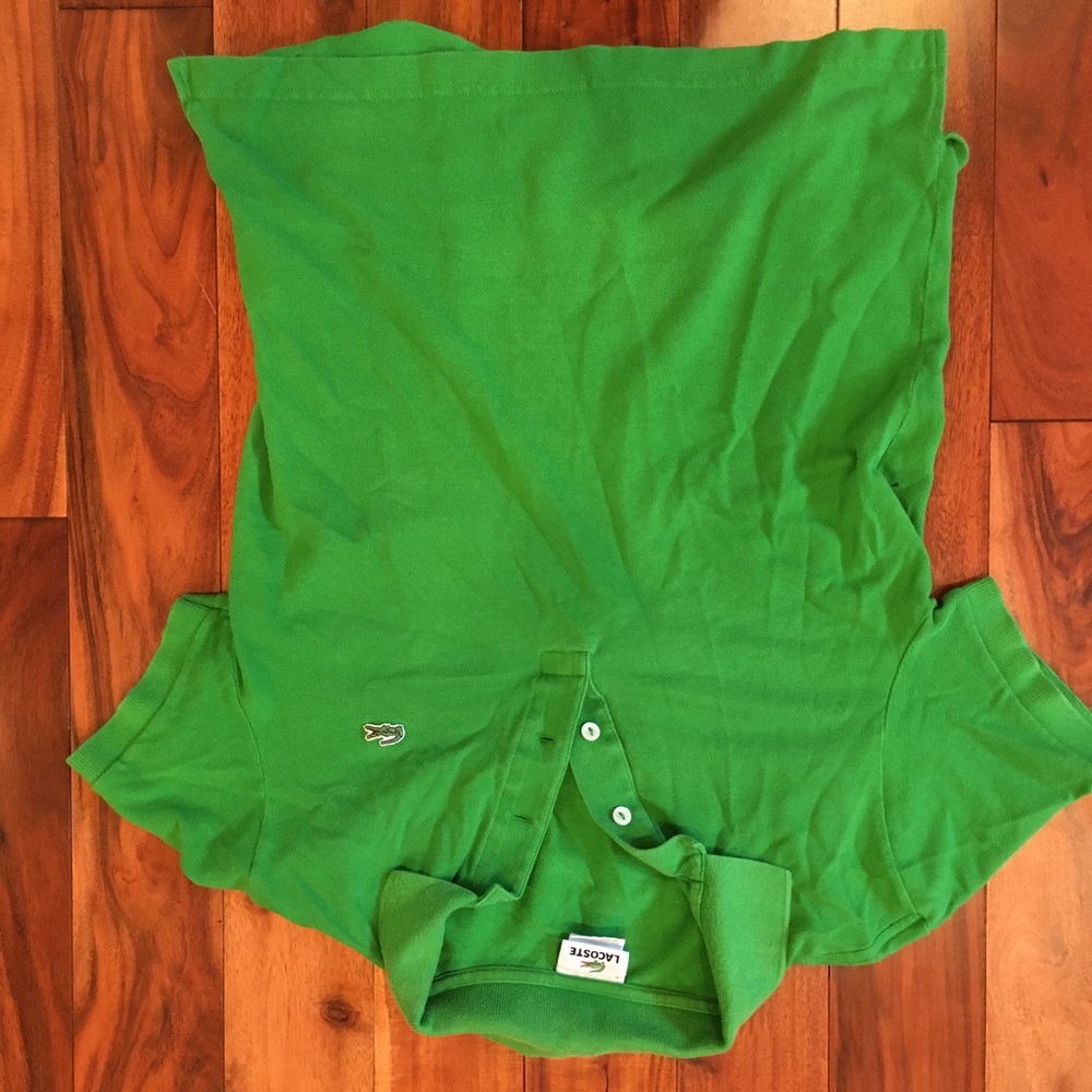 Green Lacoste Polo